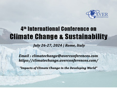 4th International Conference on Climate Change & Sustainability - 3