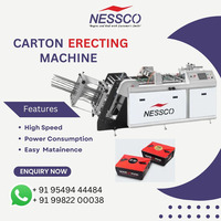 Maximize Efficiency with Nessco Carton Erecting Machine