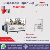 Innovative Solutions in Disposable Paper Cup Making Machine