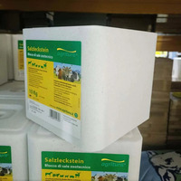 Blocco di Sale Bianco 10kg – Sali Minerali Essenziali per Bestiame - 3