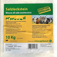Blocco di Sale Minerale da 10 kg per Animali da Fattoria – Nutrimento Essenziale